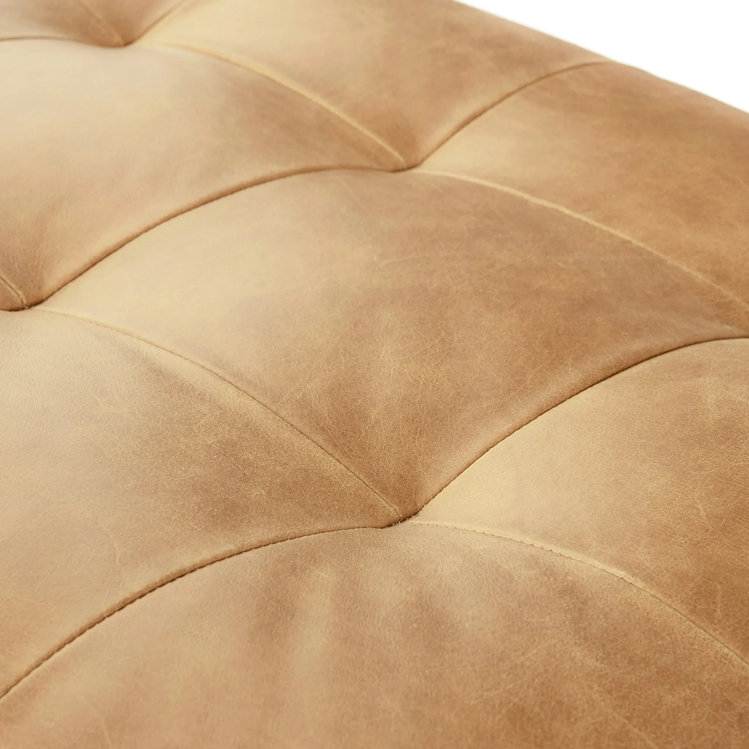 Sven 30_ Leather Ottoman - Charme Tan - Image 8