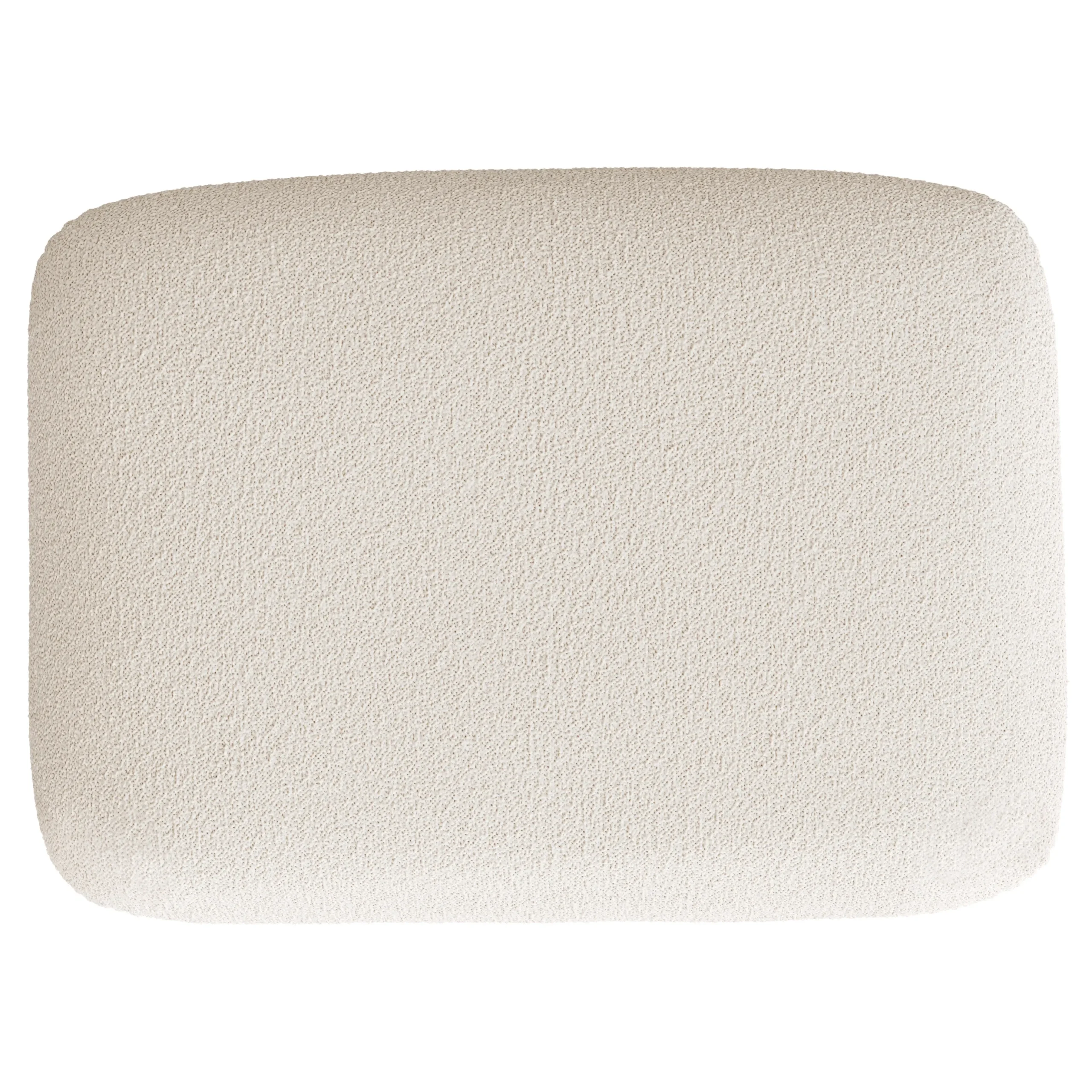 Sanders 35.5_ Ottoman - Ivory Wool Bouclé - Image 6