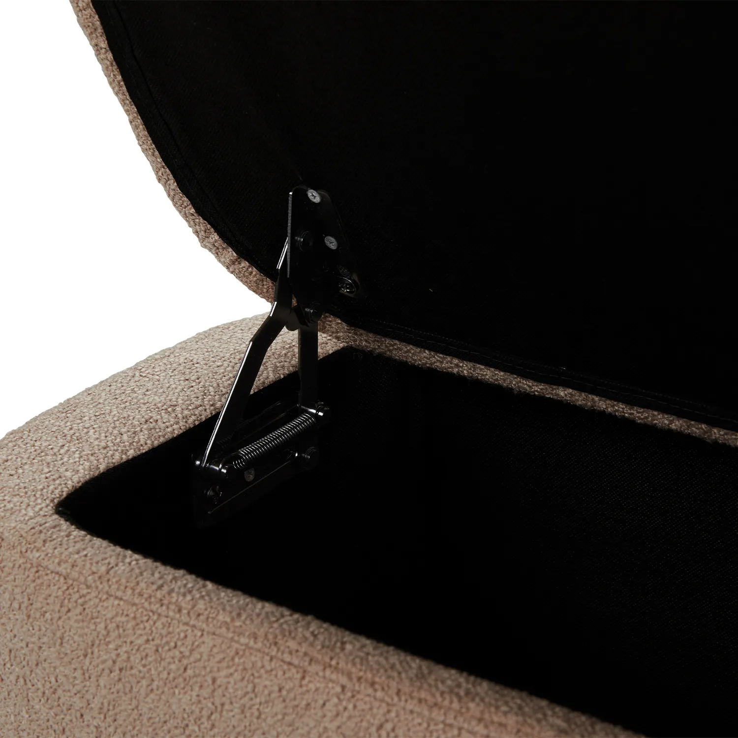 Maribo 48_ Storage Ottoman - Sandstone Wool Bouclé - Image 7