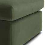 Marina 28.5_ Velvet Ottoman - Hale Fir Green