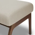 Otio 22_ Ottoman - Walnut and Welsh Taupe