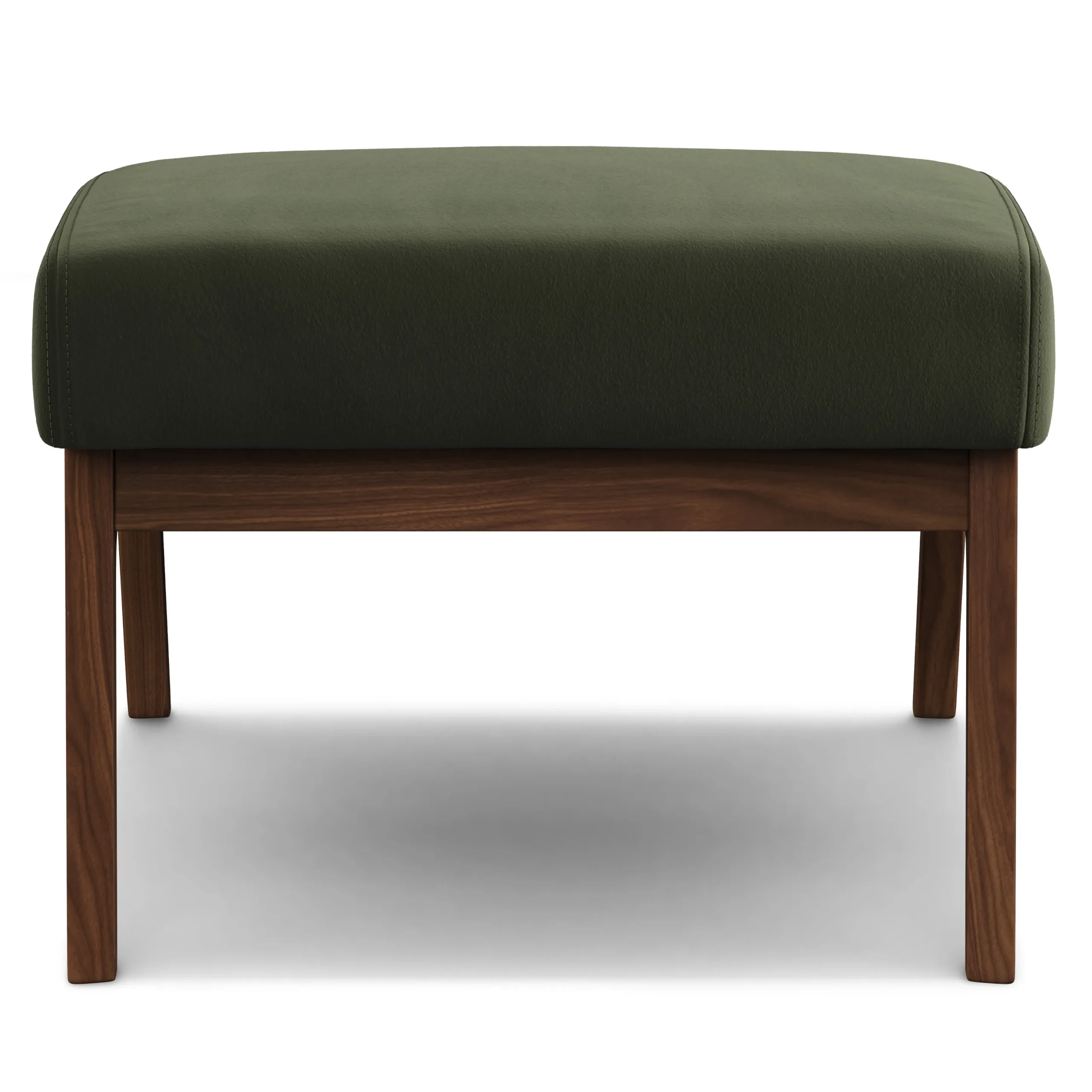 Otio 22_ Velvet Ottoman - Walnut and Hale Fir Green - Image 7