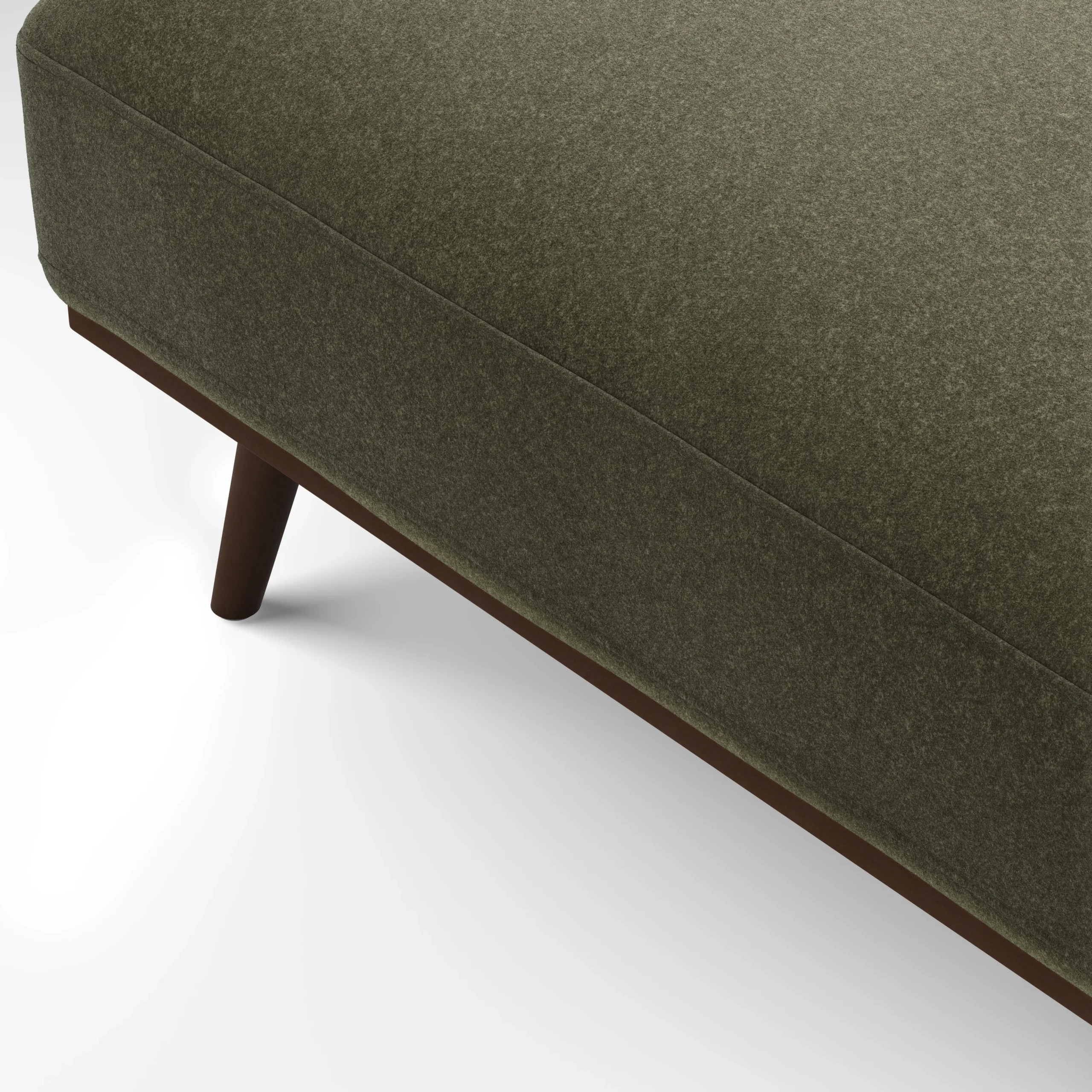 Rhett 38.5_ Ottoman - Felted Green - Image 7