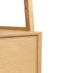 Fantol 51.5_ Shelving Unit with Storage - Natural Oak