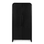 Faydra 35.5_ Enclosed Bookcase - Black