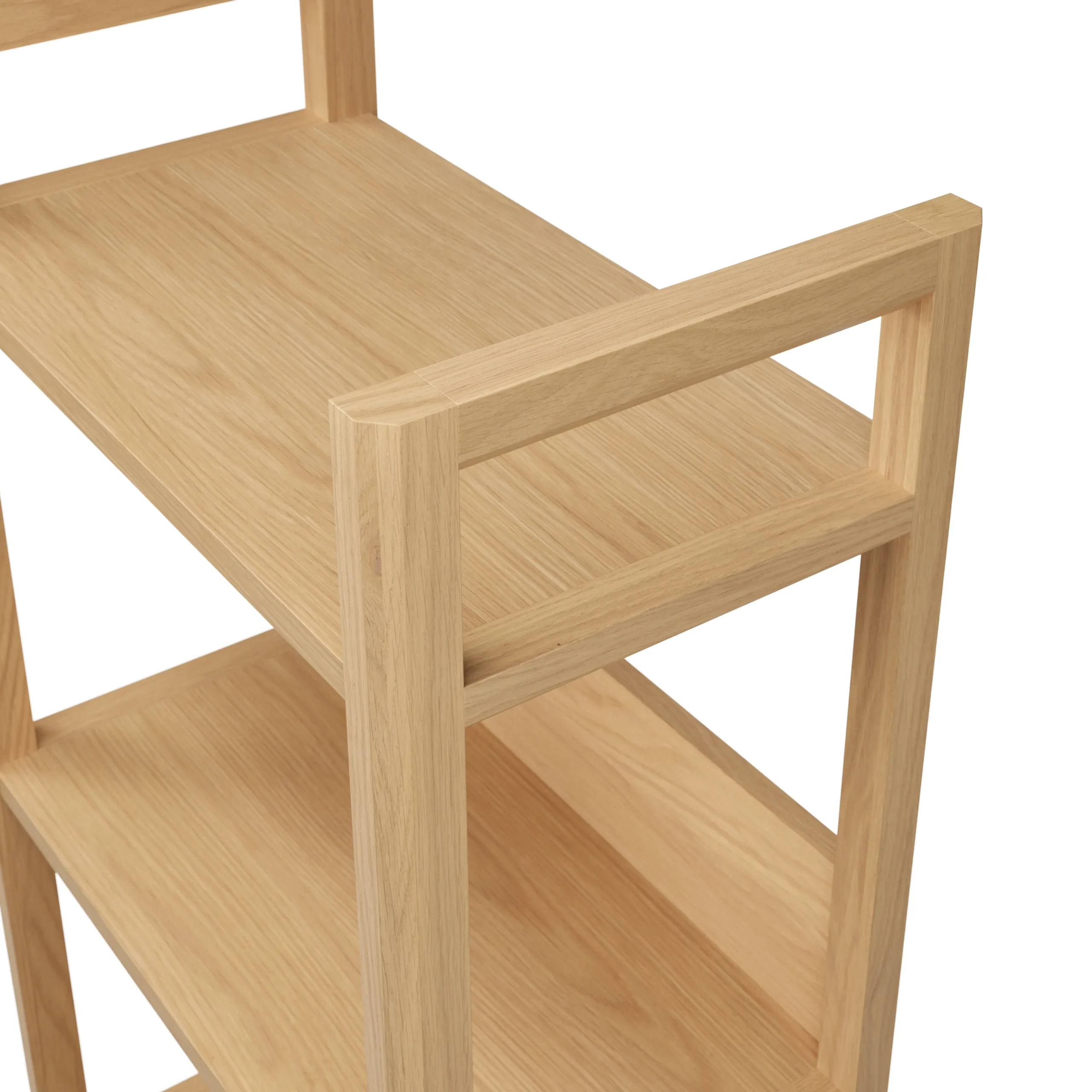 Lilya 23_ Shelving Unit, Narrow - White Oak - Image 7