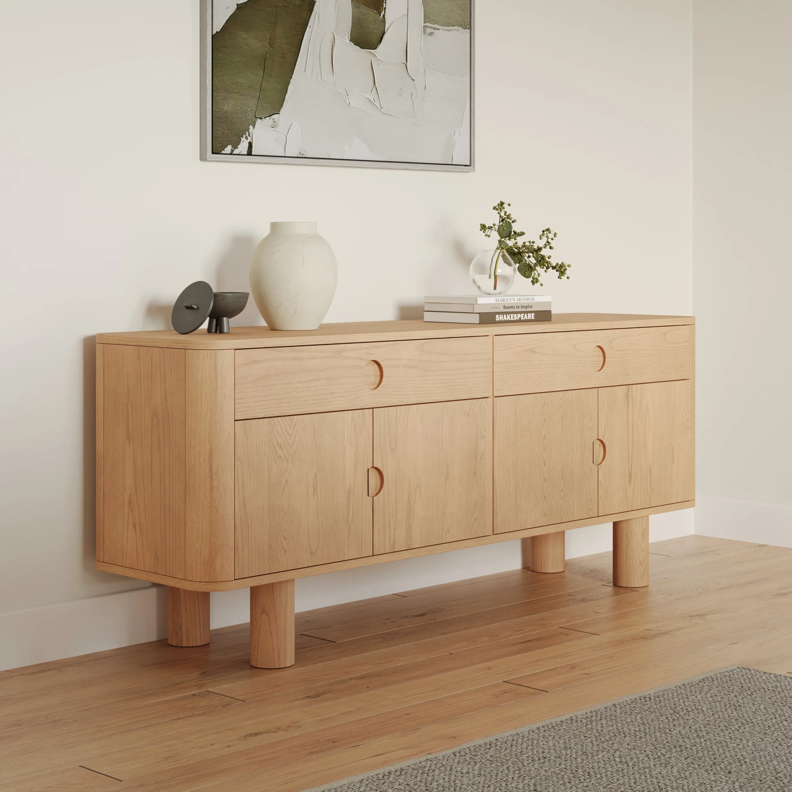 Adel 71_ Sideboard - White Oak - Image 7