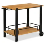 Hulst Outdoor Bar Cart - Teak