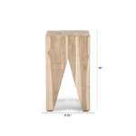 Tana Outdoor Stool - Natural Teak