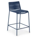 Zina Outdoor Counter Stool - Indigo Blue