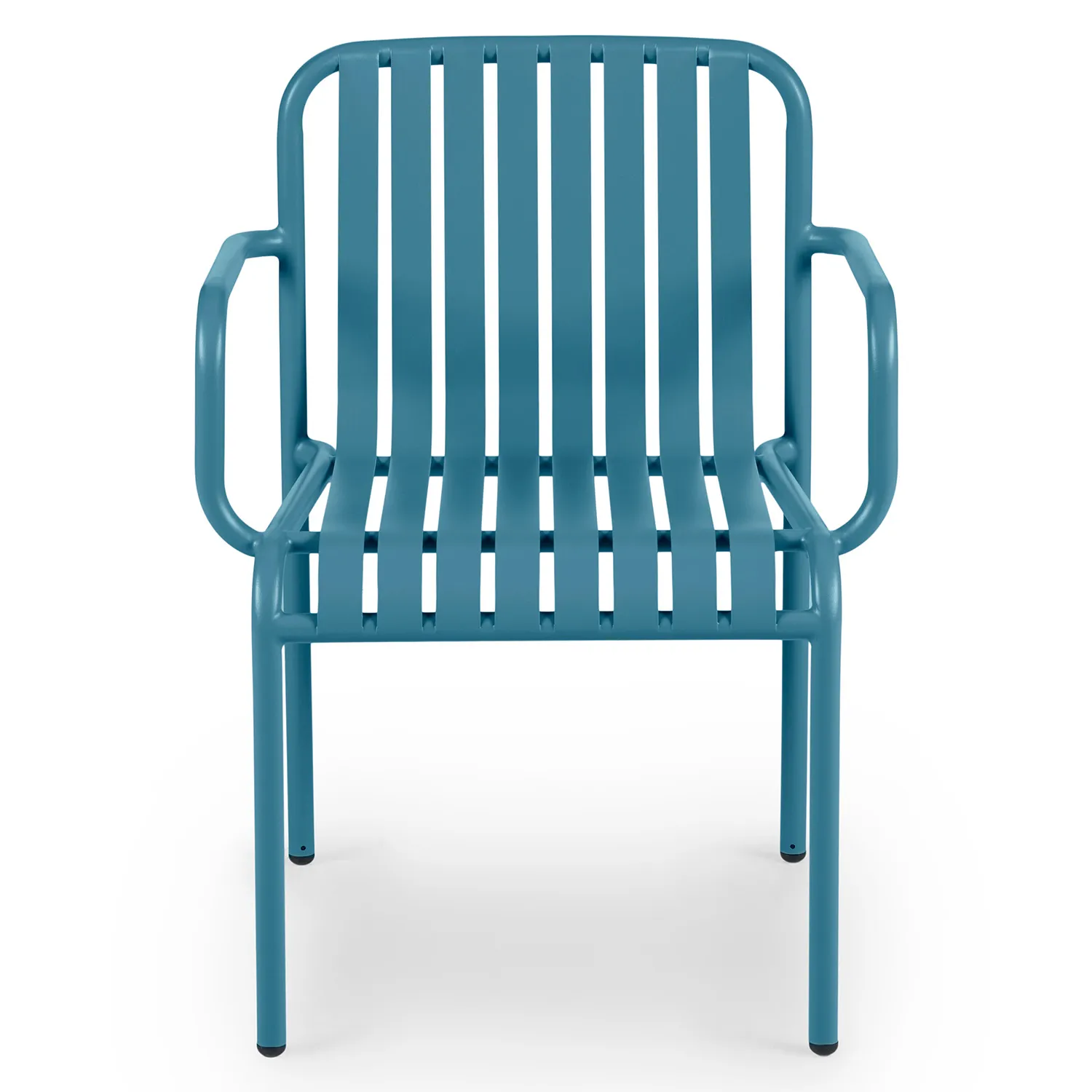Sarek Outdoor Stackable Dining Armchair - Peacock Blue - Image 14