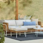 Aby 88_ Outdoor Reversible Sectional - Dravite Ivory
