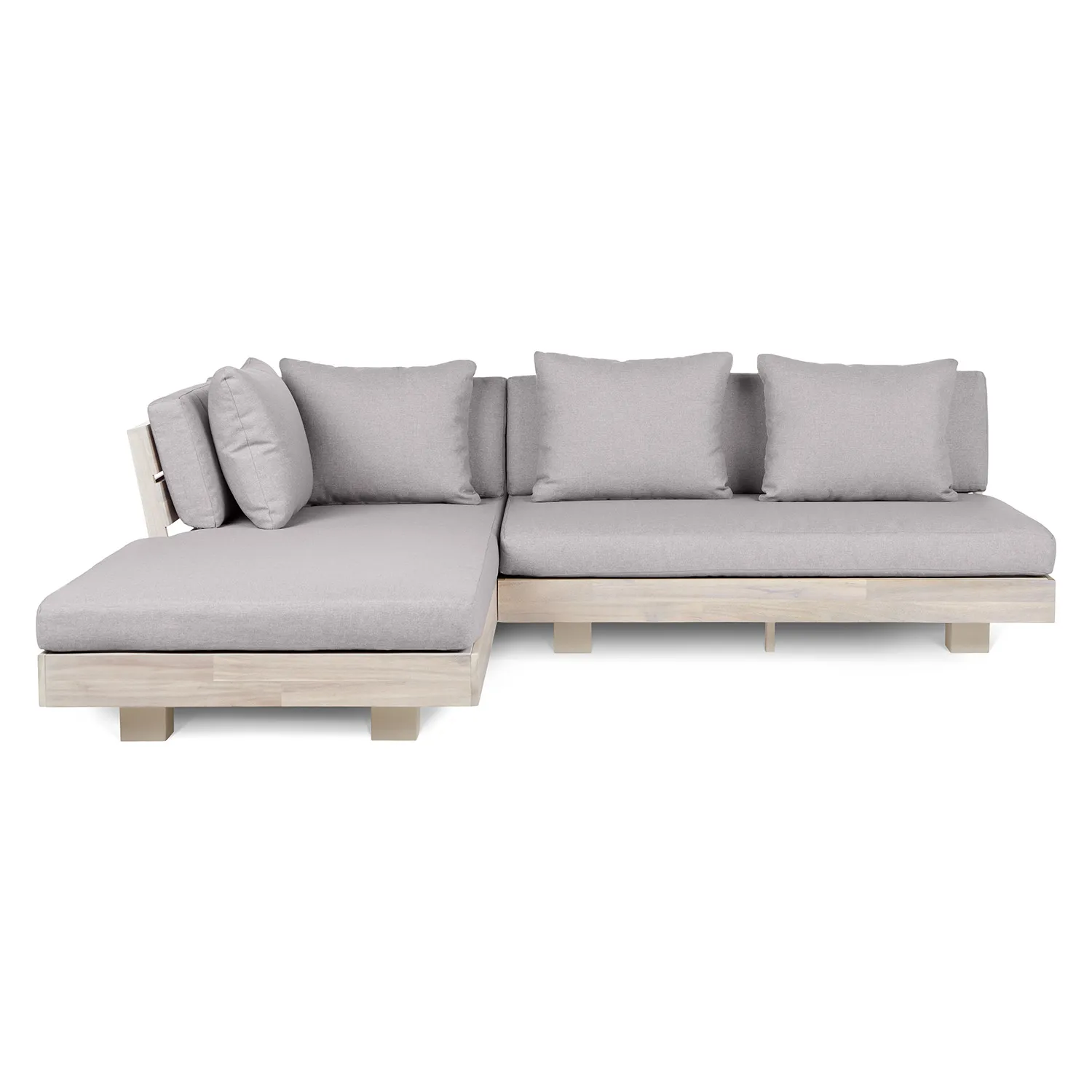 Lubek 82.5_ Outdoor Low Left Sectional - Beach Sand - Image 14