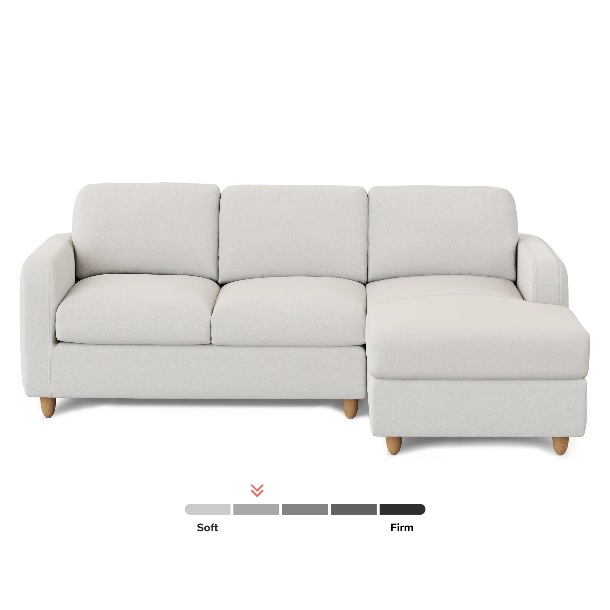 Vati 90.5_ Right Storage Sectional - Natural Oak and Buckler Brown - Image 12