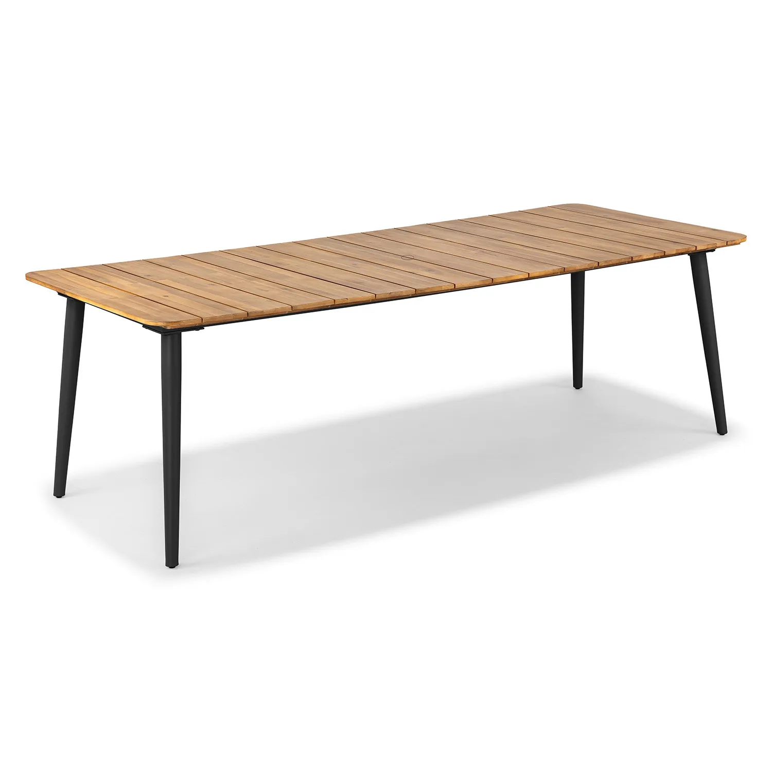 Latta 94.5_ Outdoor Dining Table - Slate Gray - Image 6