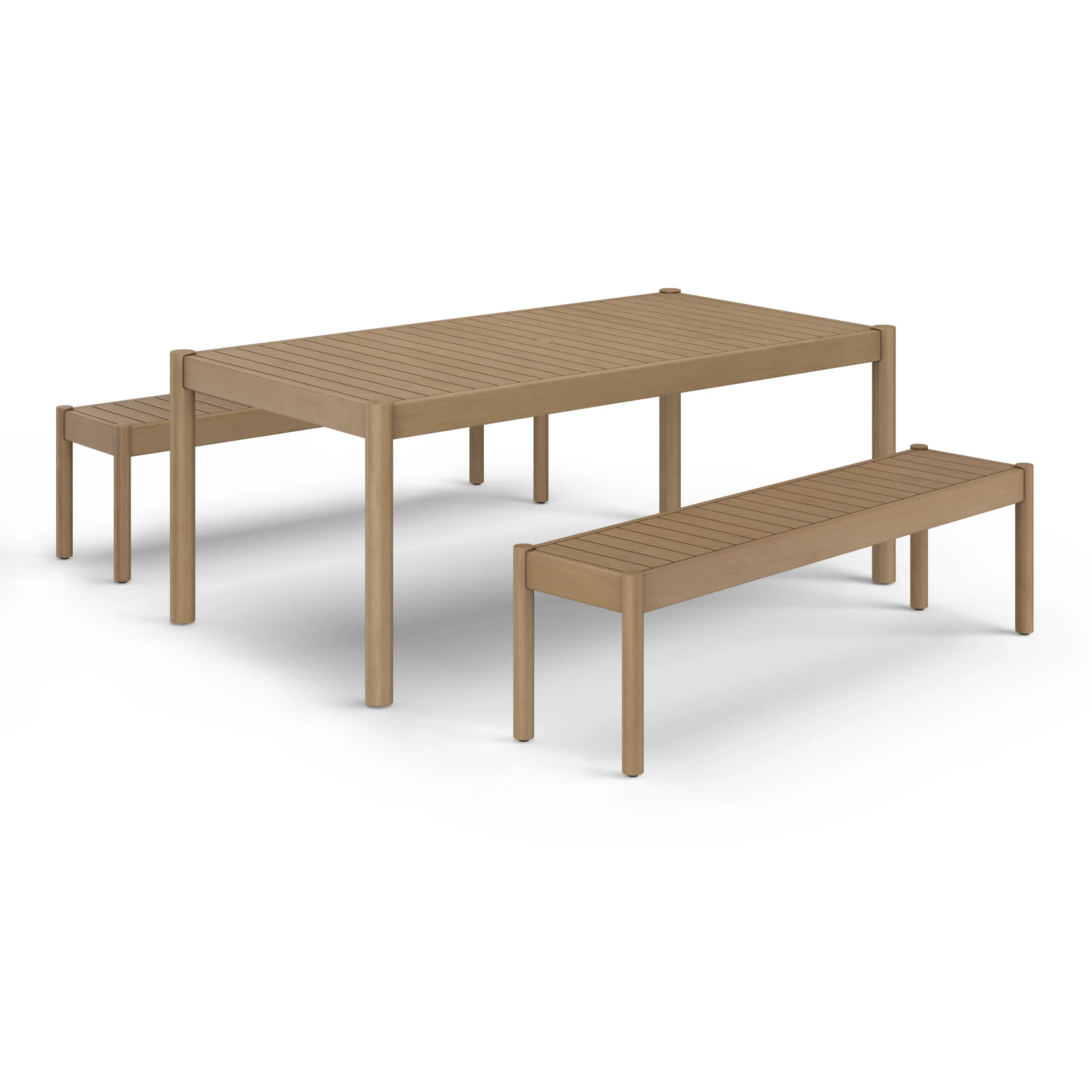 Rosa 75_ Outdoor Dining Table Set - Eucalyptus - Image 6
