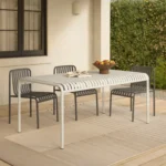Sarek 67_ Outdoor Dining Table - Taupe
