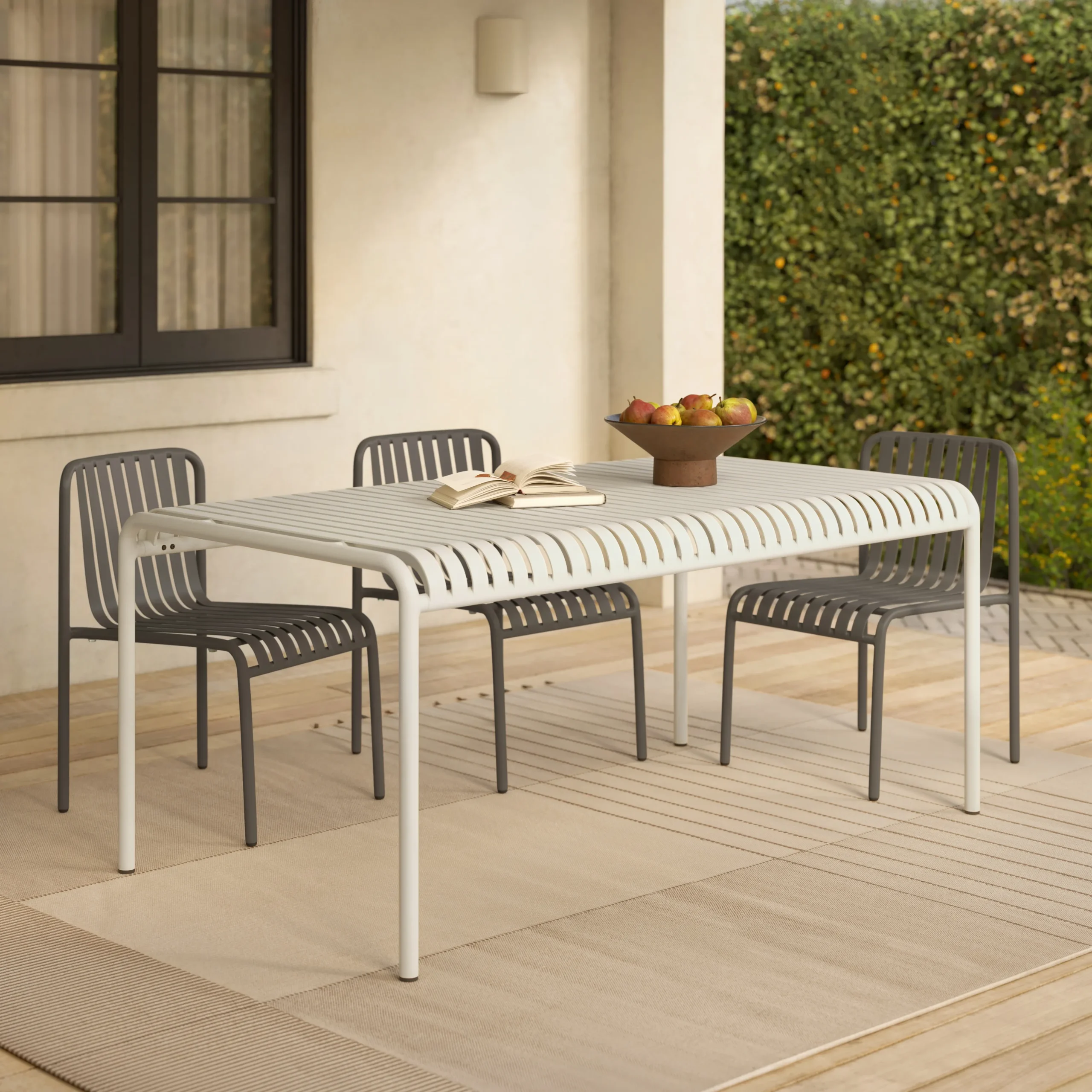 Sarek 67_ Outdoor Dining Table - Taupe