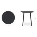 Ballo Outdoor Bar Table - Black