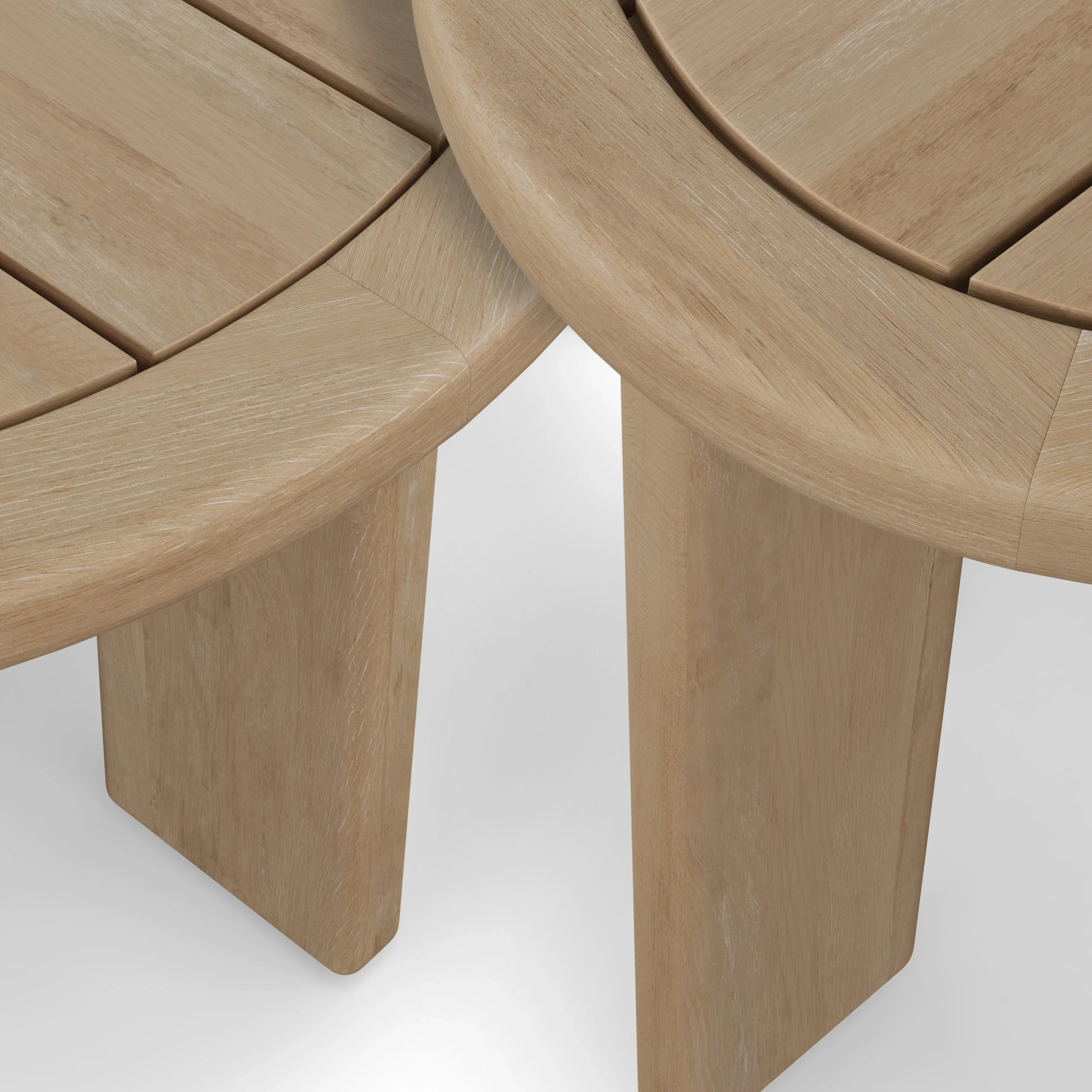 Daphne Outdoor Coffee and Side Table Set - Eucalyptus - Image 11