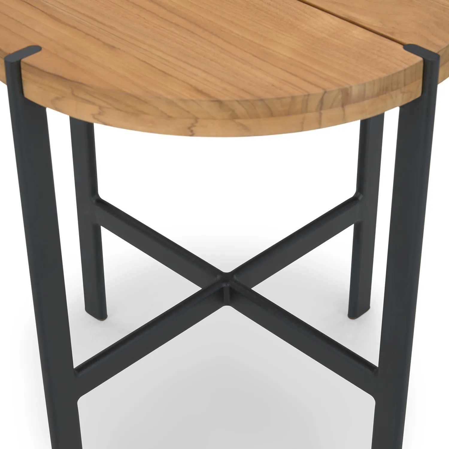 Haskel Outdoor Side Table - Shield Teak - Image 3