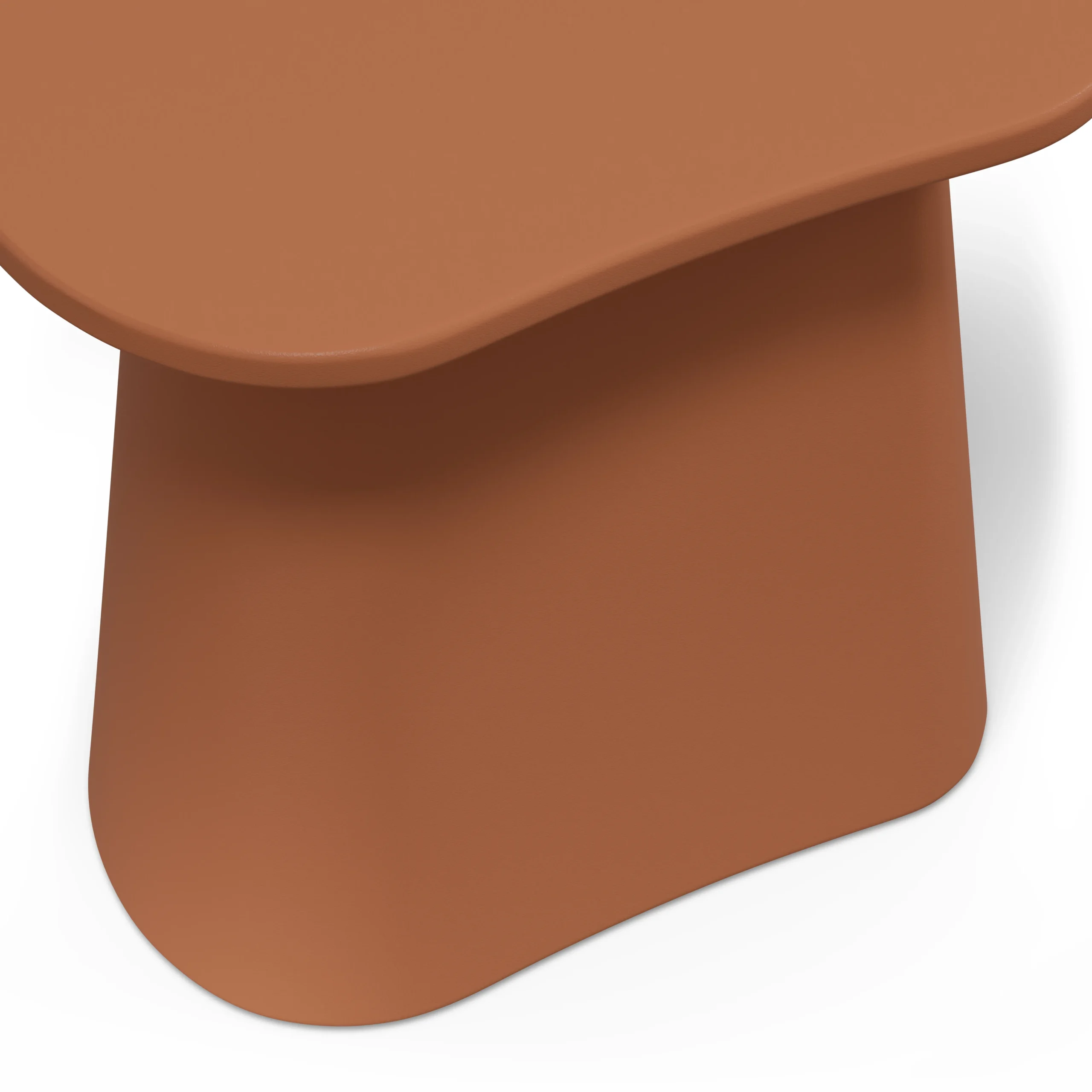 Noora Outdoor Side Table - Ochre Brown - Image 3