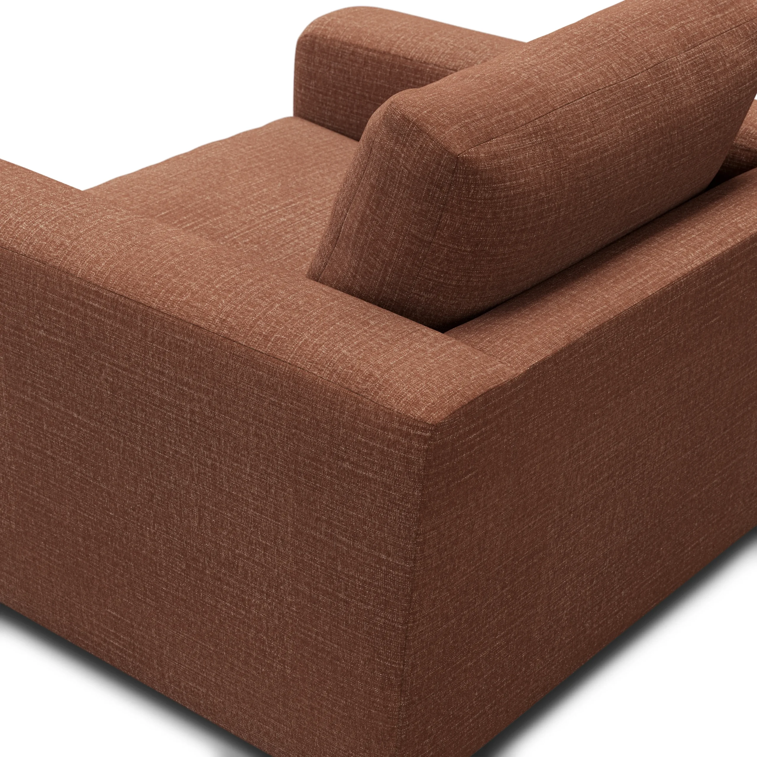 Riley 42_ Lounge Chair - Napa Rust - Image 6