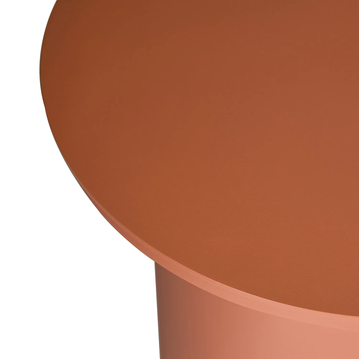 Vardo Outdoor Side Table - Porcelain Orange - Image 3