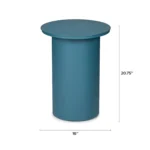 Vardo Outdoor Side Table - Storm Blue
