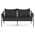 Calicut 67_ Outdoor Loveseat - Coast Black