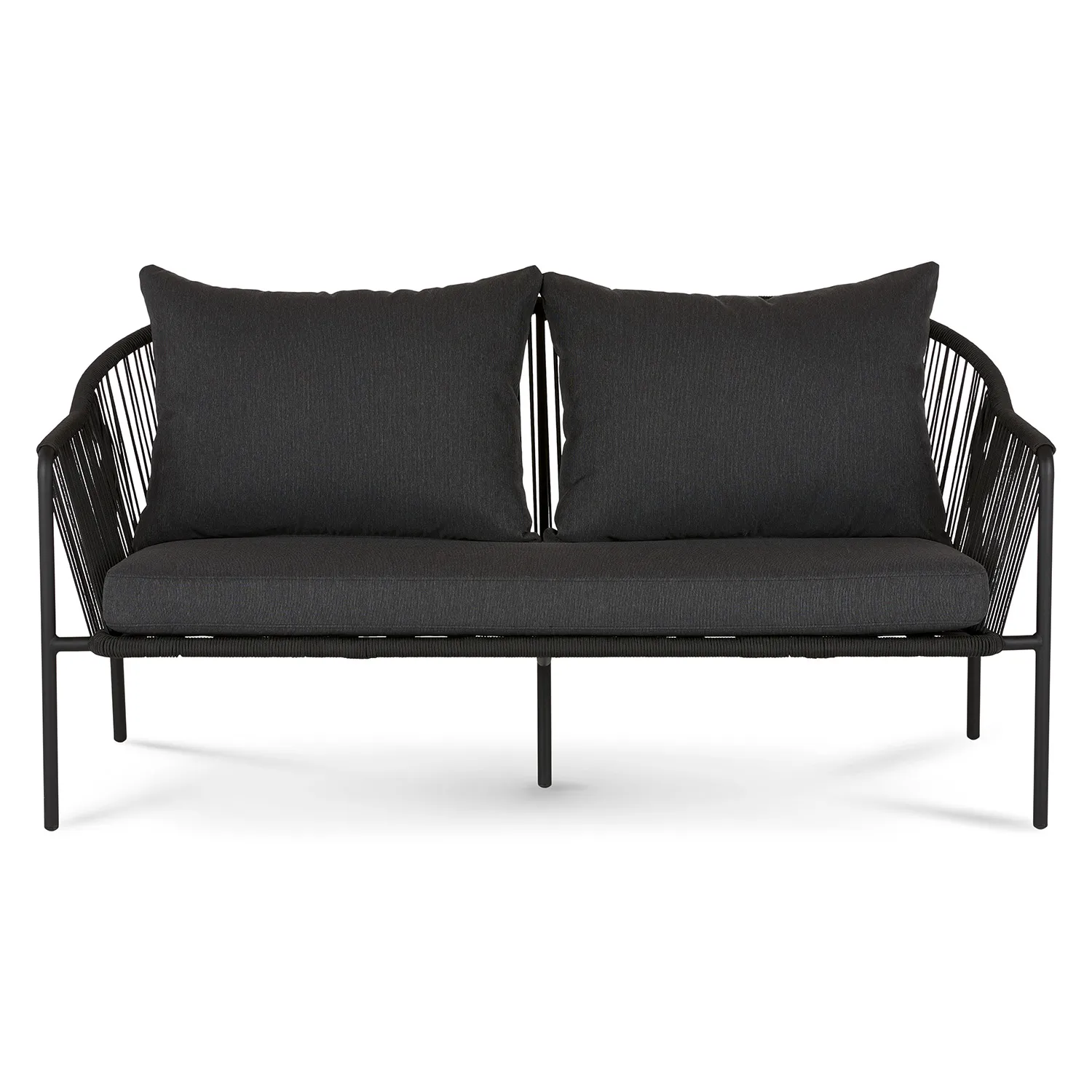 Calicut 67_ Outdoor Loveseat - Coast Black - Image 9