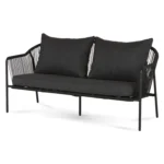 Calicut 67_ Outdoor Loveseat Set - Coast Black