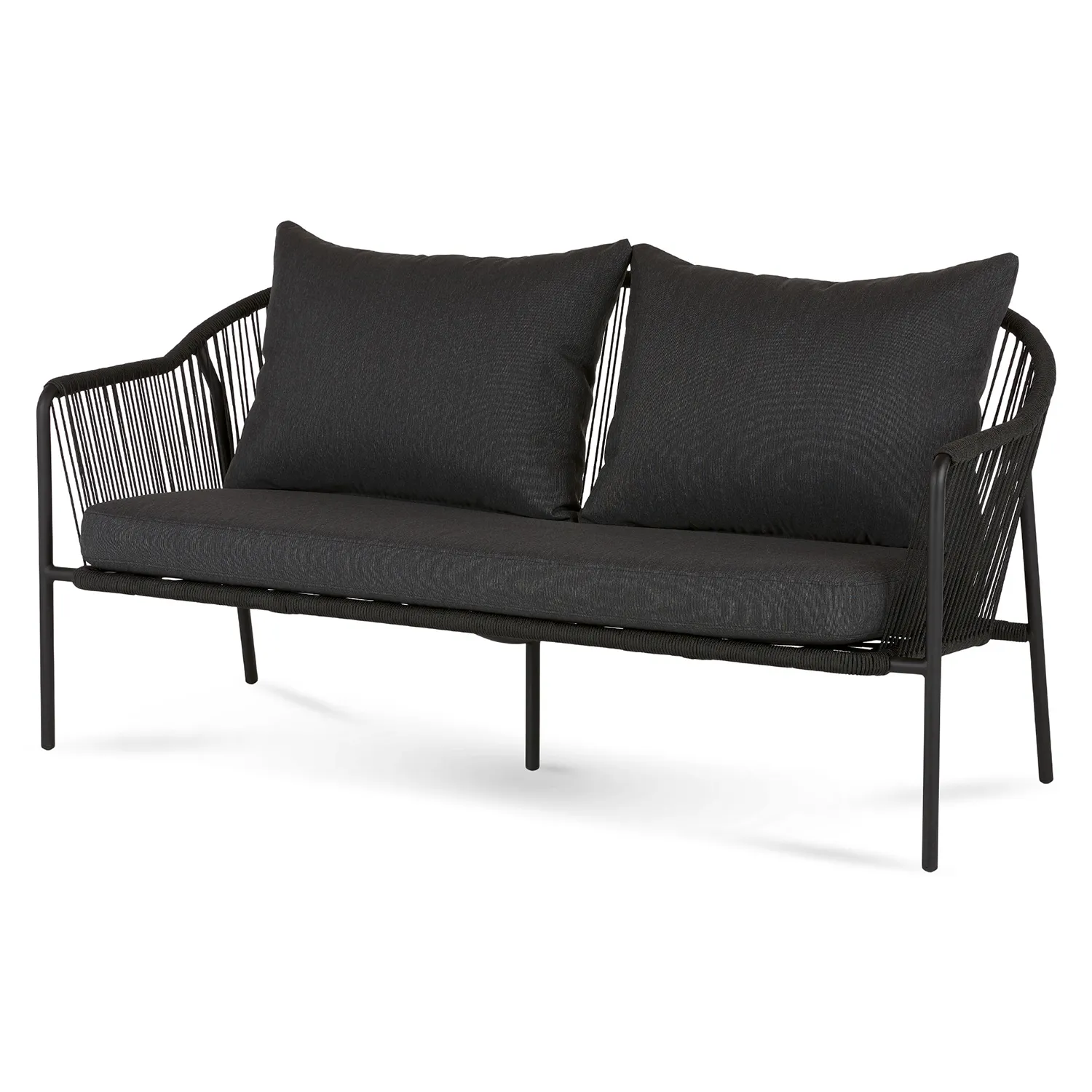 Calicut 67_ Outdoor Loveseat Set - Coast Black - Image 10