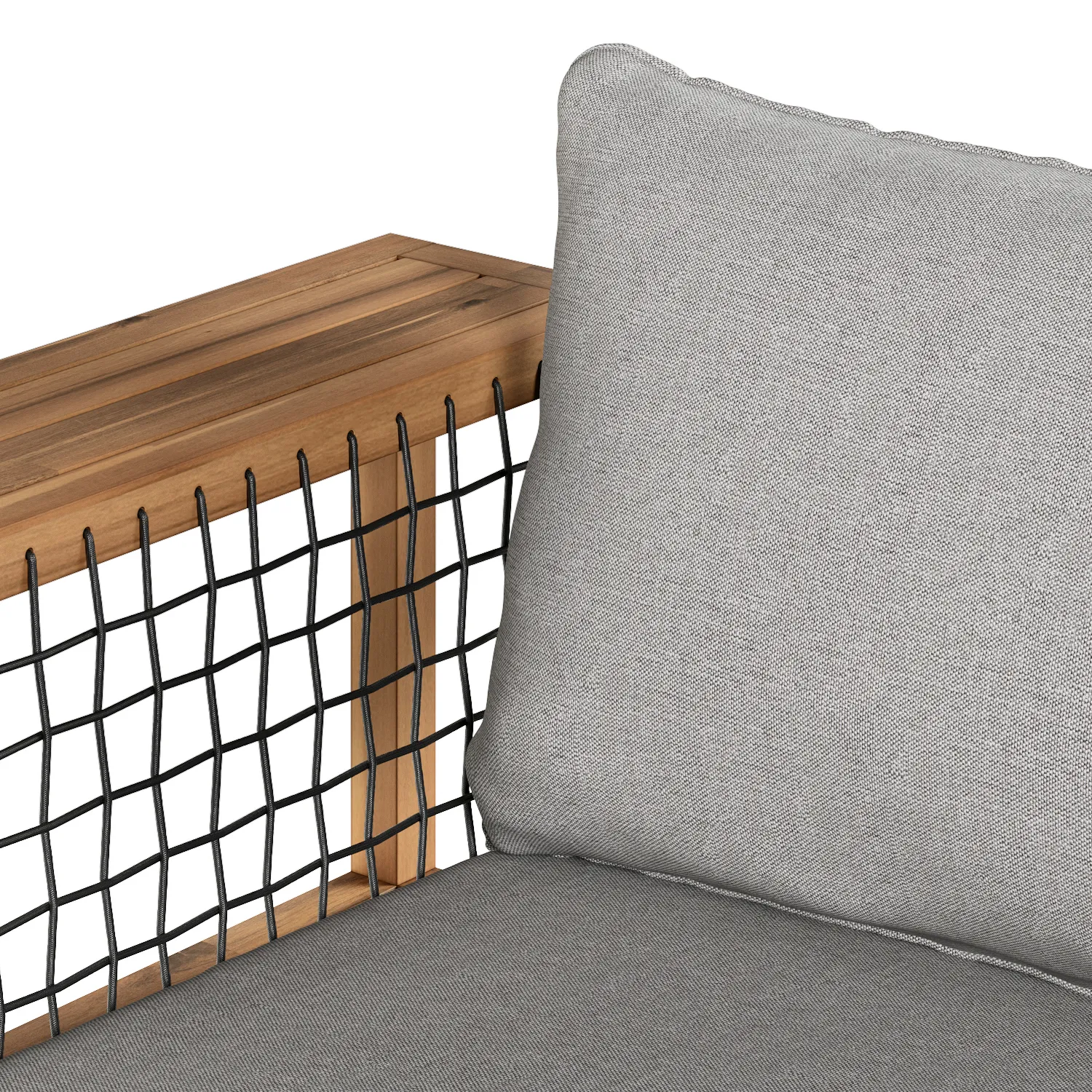 Callais 90.5_ Outdoor Sofa - Taupe Gray - Image 18