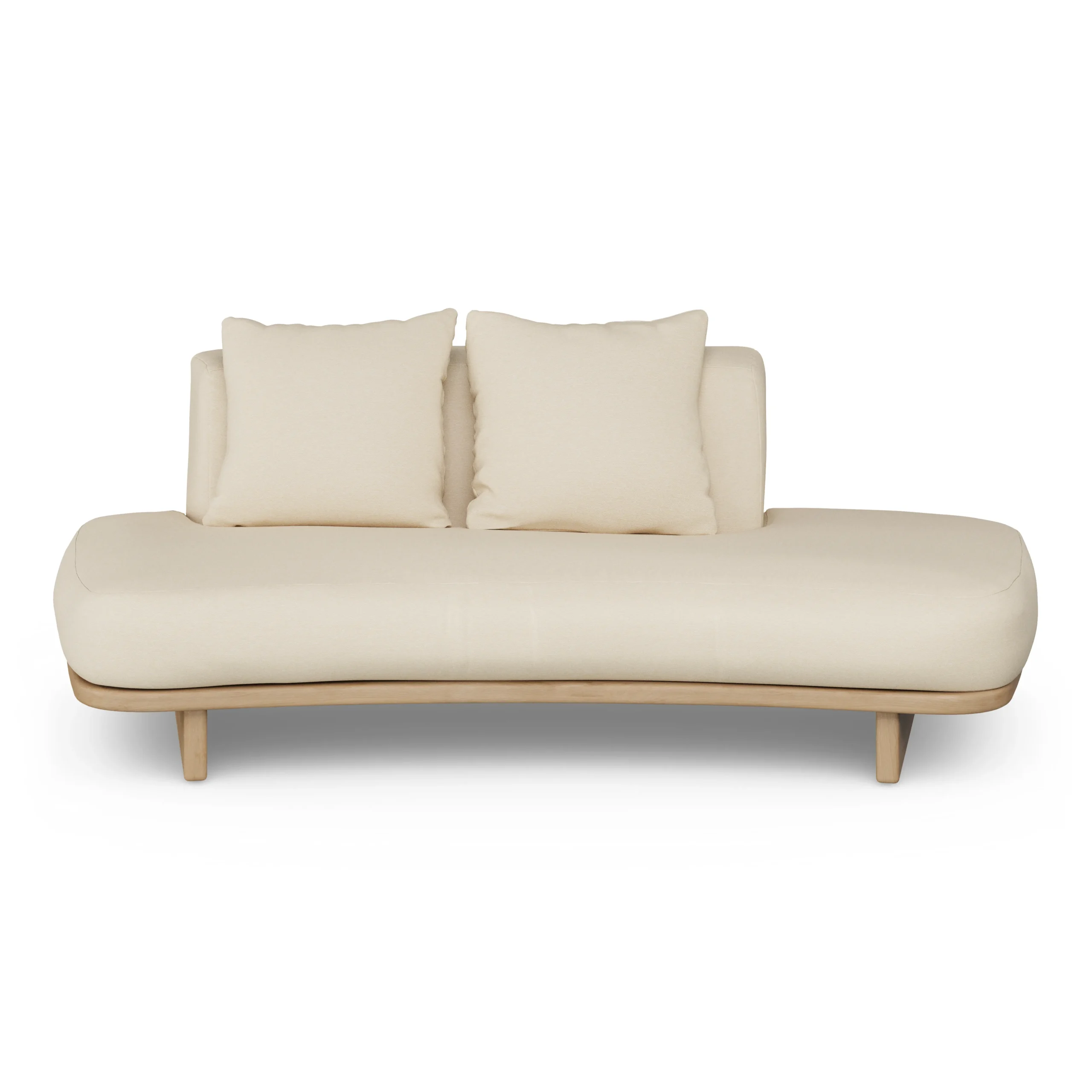 Daphne 80.5_ Outdoor Sofa - Dravite Ivory - Image 4