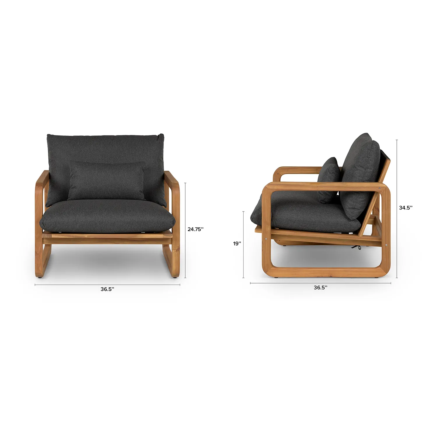 Laholm 88_ Outdoor Sofa Set - Dravite Black - Image 2