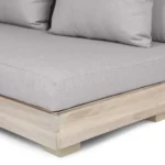 Lubek 50_ Outdoor Low Loveseat - Beach Sand