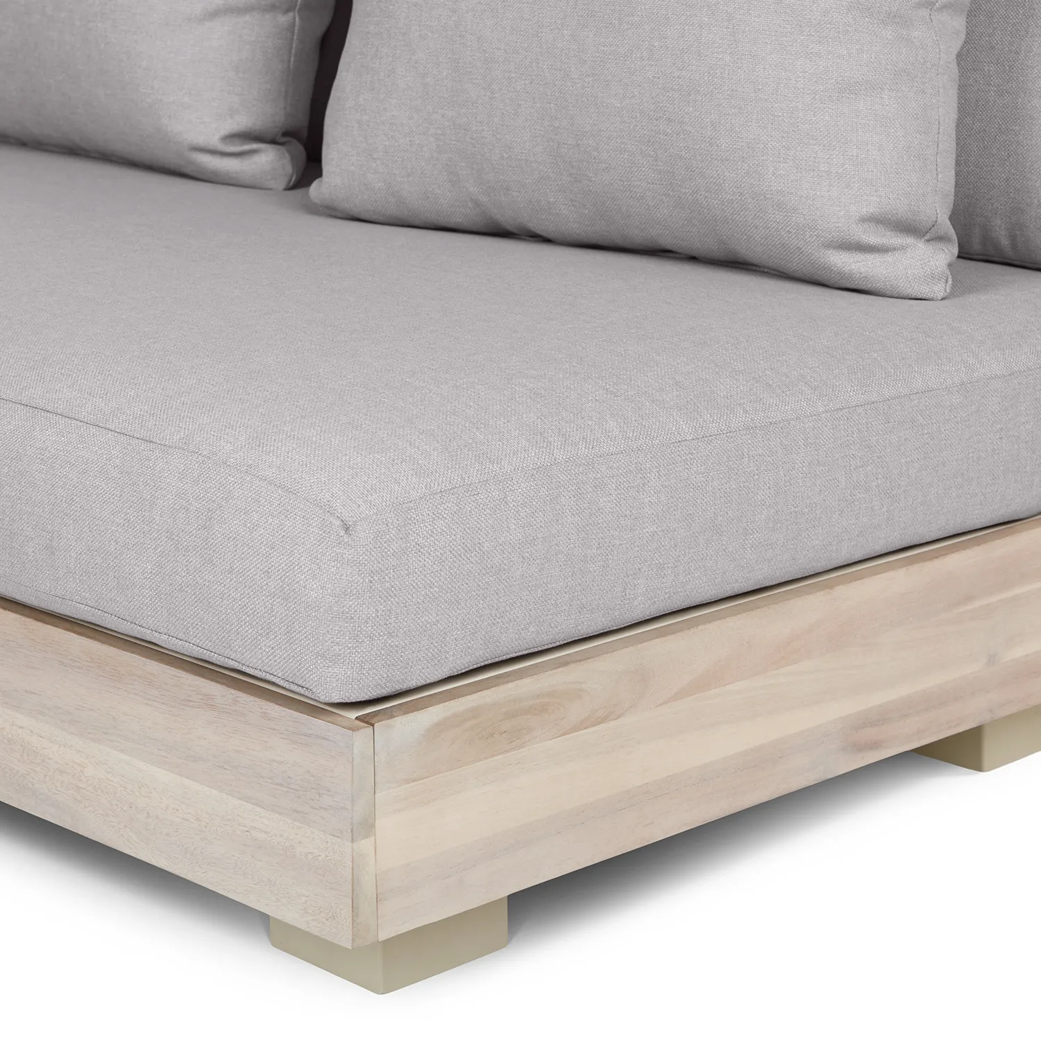 Lubek 50_ Outdoor Low Loveseat - Beach Sand - Image 4