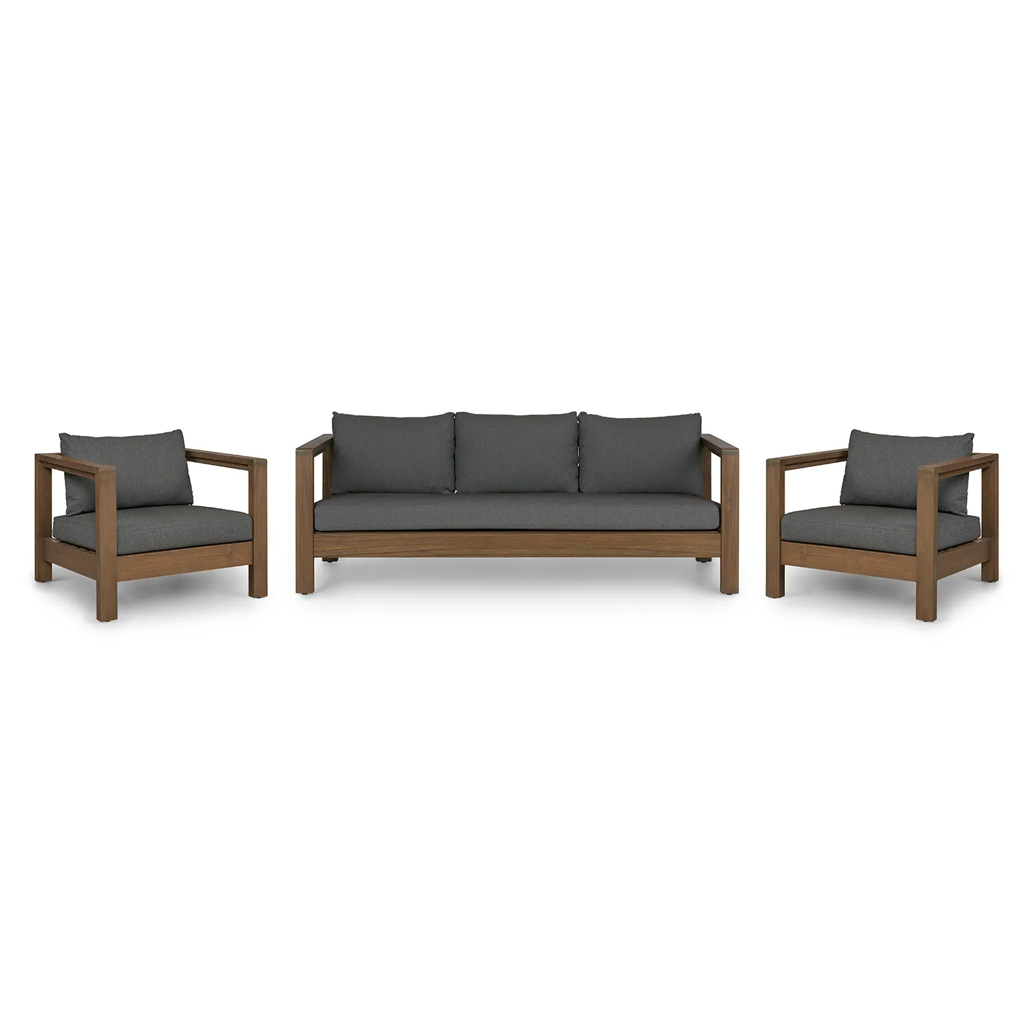 Palmera 80_ Outdoor Sofa Set - Dravite Black - Image 7