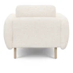 Sanders 37_ Lounge Chair - Ivory Wool Bouclé