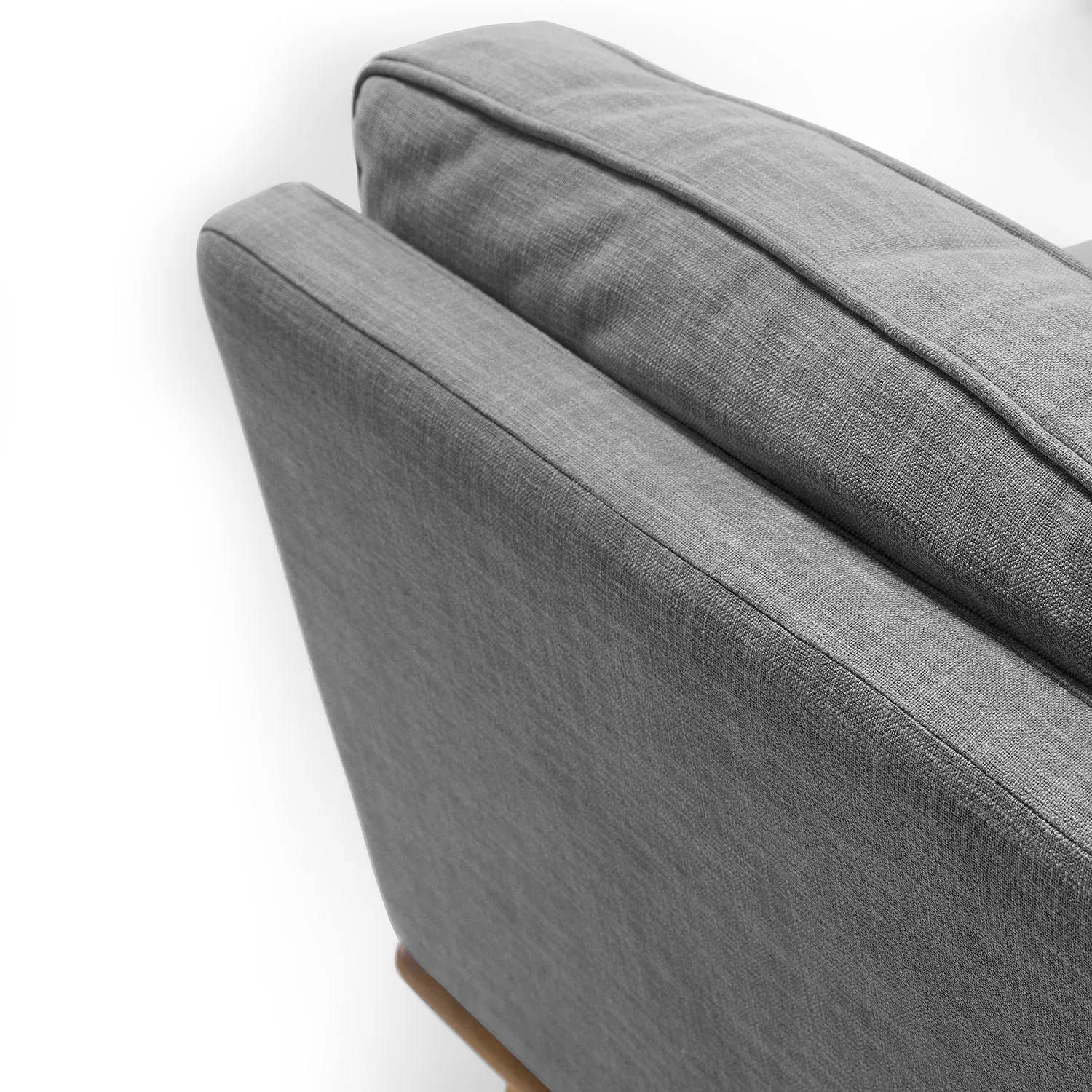 Timber 93_ Corner Sectional - Pebble Gray - Image 7