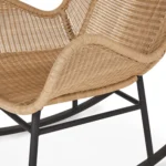 Beltaine 30.5_ Outdoor Rocking Lounge Chair - Wicker