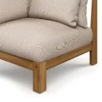 Cove 34.25_ Outdoor Corner Chair Module - Basket Beige