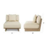 Daphne 34_ Outdoor Lounge Chair - Dravite Ivory