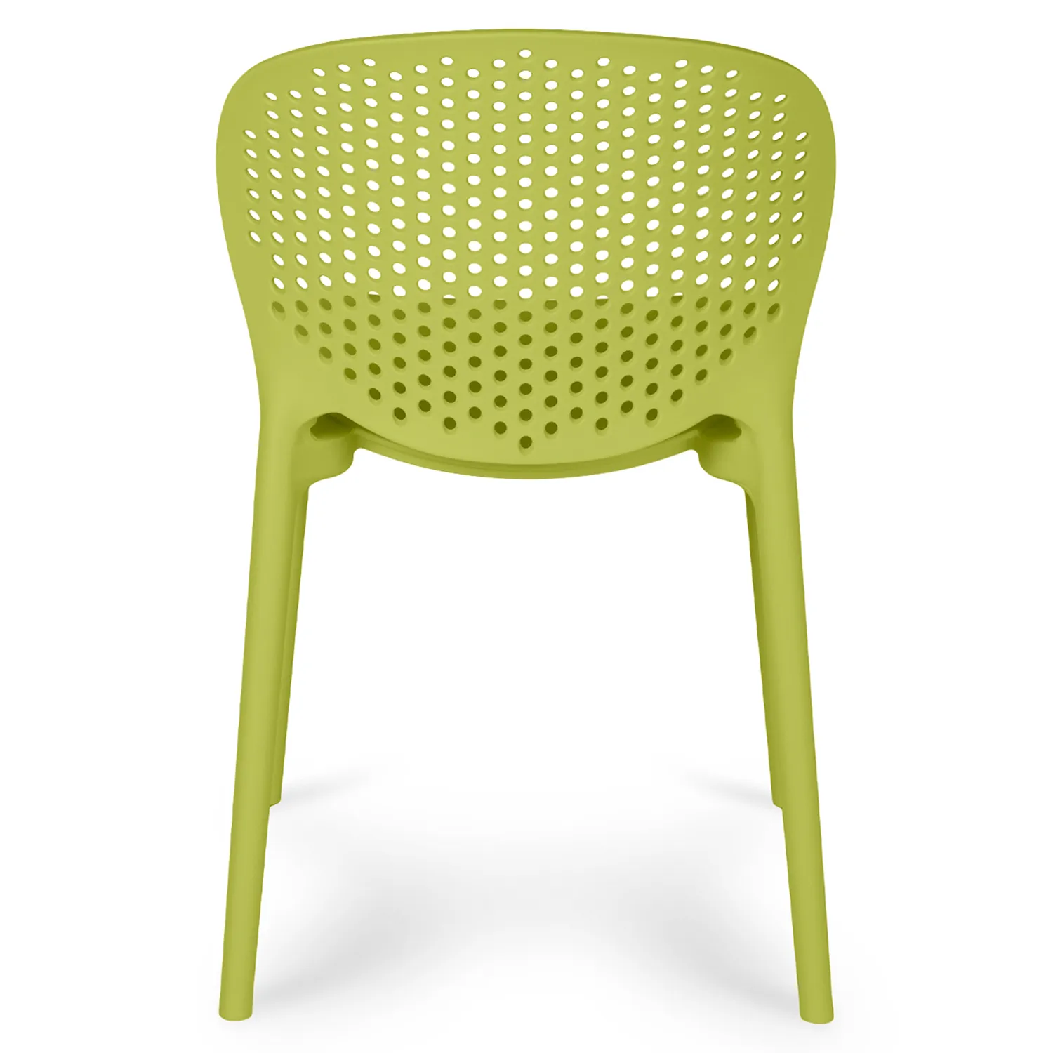 Dot Outdoor Stackable Dining Chair - Citrus Green - Image 9