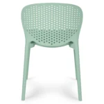 Dot Outdoor Stackable Dining Chair - Malibu Aqua