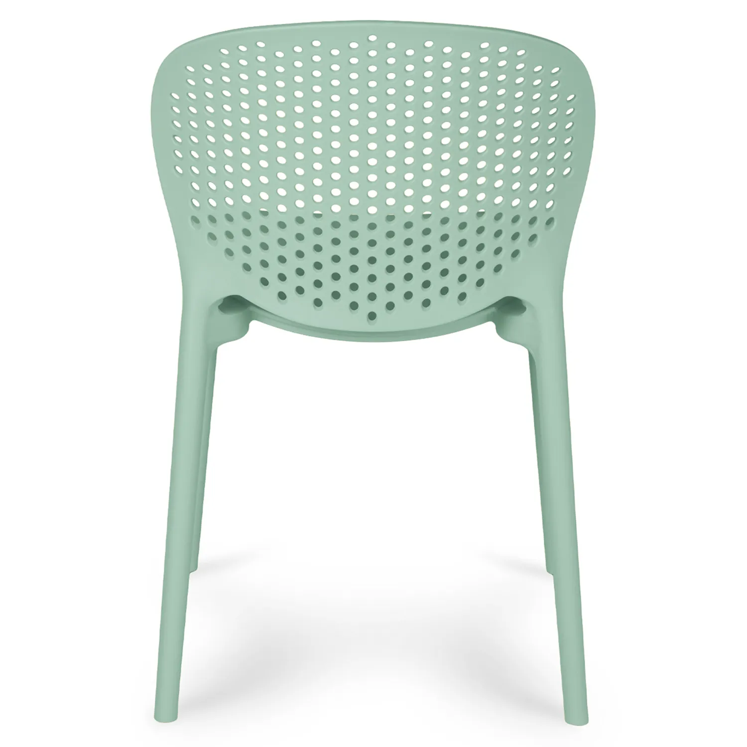 Dot Outdoor Stackable Dining Chair - Malibu Aqua - Image 7