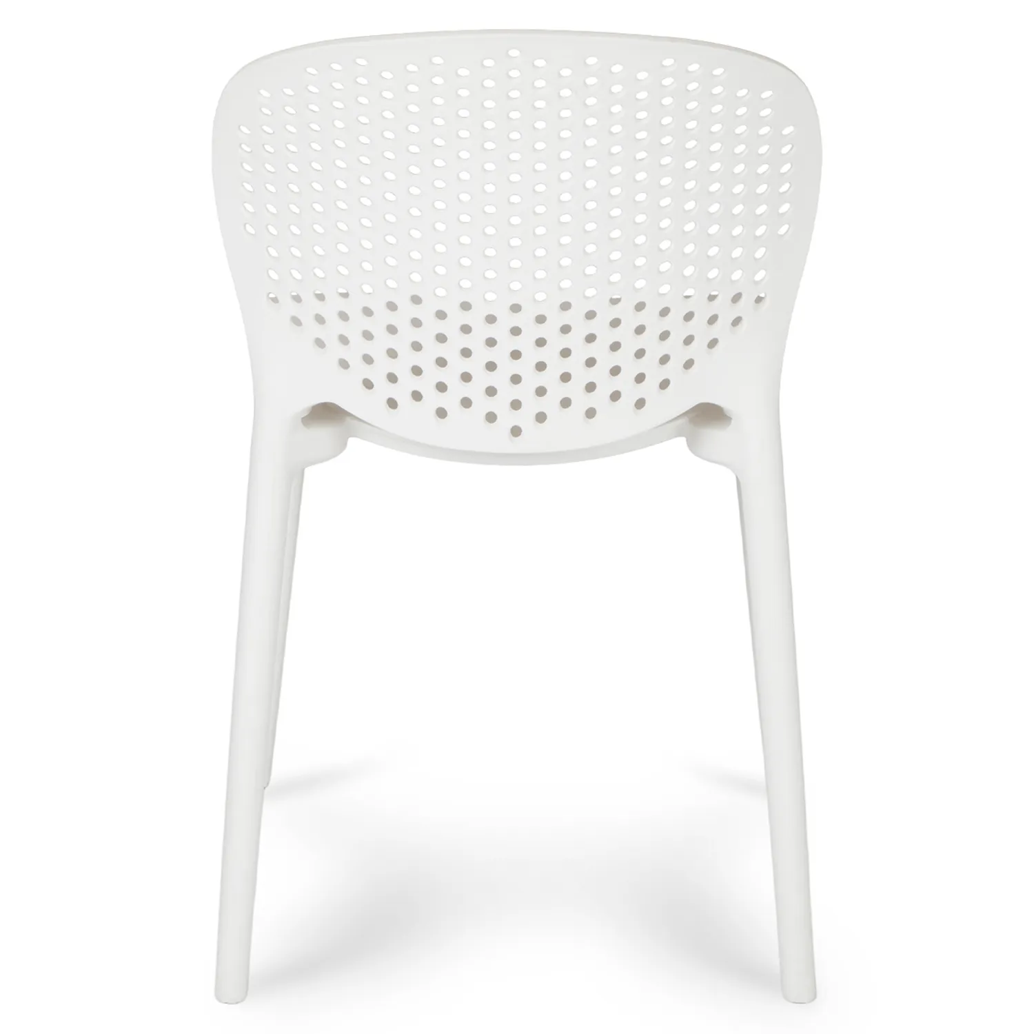Dot Outdoor Stackable Dining Chair - White - Image 7