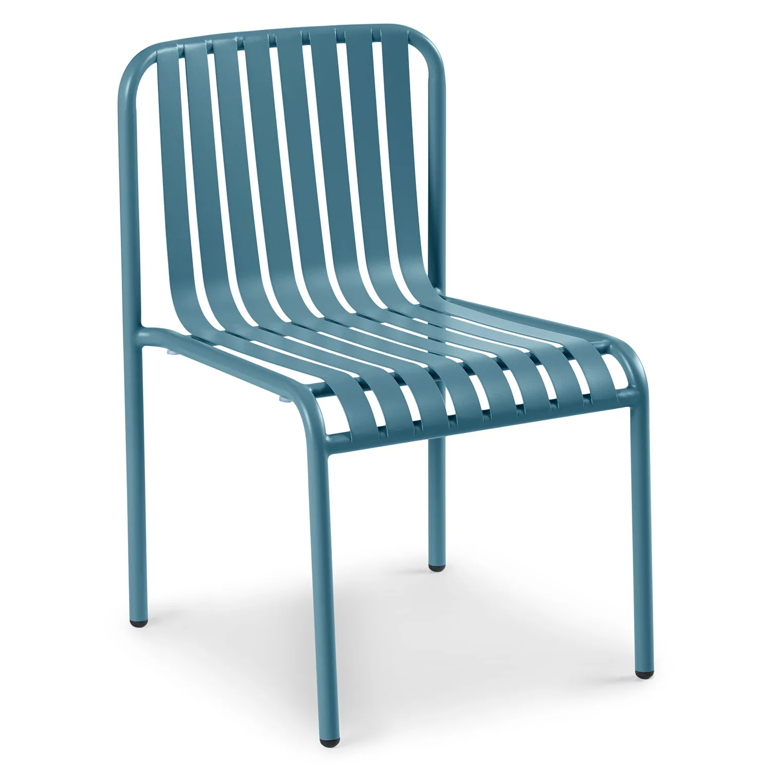 Sarek Outdoor Stackable Dining Chair - Peacock Blue - Image 14
