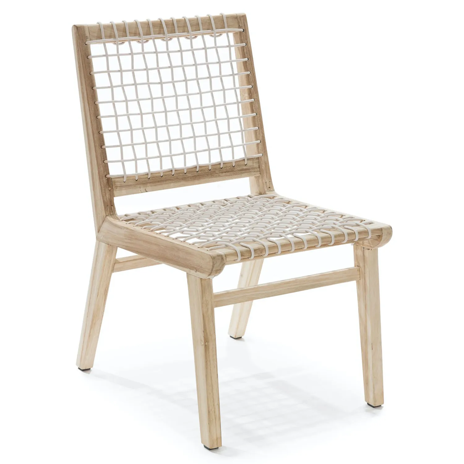Teaka Outdoor Dining Chair - Natural Teak - Image 11